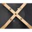 Scaune stil scandinav, lemn, catifea, negru, set 4 buc, 49x60x82 cm, Bari MART-CM-946149S