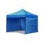 Pavilion pentru gradina/comercial, cadru metalic, 3 pereti, pliabil, albastru, 3x3x3.16 m MART-NAM7458