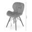 Set 4 scaune stil scandinav, Artool, Lago Velvet, catifea, lemn, verde si negru, 47x36x73.5 cm MART-3749_1S