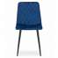 Set 4 scaune stil scandinav, Artool, Turin, catifea, metal, bleumarin si negru, 44.5x53x88.5 cm MART-3662_1S