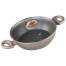 Oala rotunda cu capac, 2.8 L, 26 cm, Coffee Brown Line, MagicHome MART-801735