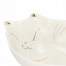 Castron, bol, pentru caine, pisica, ceramica, alb, model pisica, 15x11x5 cm MART-PA0200