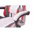 Scaun de gaming, cu perna lombara, alb, gri si rosu, 65x67x112 cm + mousepad cadou, Aragon MART-CM-439948