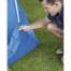 Covor de protectie pentru piscina, suport, PVC, albastru, 335x335 cm, Bestway MART-00003594-IS