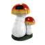 Decoratiune gradina, ceramica, lampa solara, ciuperci cu melc, 28x25x40 cm MART-GOT2116