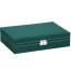 Cutie pentru bijuterii, catifea, verde, 28x19.5x7 cm, Springos MART-HA1043
