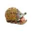 Decoratiune gradina, ceramica, arici cu ciuperci pe frunza, 36.5x24.5x23.5 cm MART-8090881