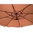 Umbrela gradina/terasa, articulatie tip banana, maro deschis, 300 cm, Malatec MART-00012166-IS