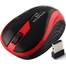 Mouse wireless Titanum cu conectare la USB 1000 DPI culoare Negru cu dunga rosie