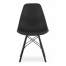Masa de toaleta/machiaj + scaun stil scandinav, Artool, Vanessa, negru, cu oglinda si LED-uri, 130x43x143 cm MART-138994S