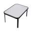 Set mobilier gradina/terasa, gri si negru, 1 masa, 2 scaune, 1 canapea, Fiesta MART-OM-968059