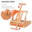 Sevalet de masa 2 in 1 cu trusa, lemn, unghi reglabil, pliabil, 42x36x12.5 cm MART-AR200711