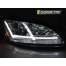 Faruri compatibile cu Audi TT 06-10 8J Crom LED SEQ HID DRL KTX3-LPAUE2
