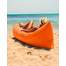 Saltea Gonflabila tip Sezlong Lazy Bag pentru Plaja sau Piscina + Rucsac Depozitare, culoare Violet