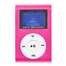 Mini MP3 Player cu Afisaj LCD si Slot USB 2.0, suporta card microSD de pana 32GB, culoare Roz