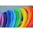 Set 30 rezerve filament multicolor pentru creioane 3D, lungime 5m