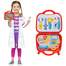 Trusa de medic doctor pentru copii, joc educational cu 10 elemente functionale