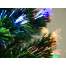 Brad de Craciun Artificial Iluminat LED RGBW cu Fibra Optica Multicolor 180 cm si Suport Cadou
