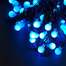 Instalatie pentru Craciun Albastru cu 80 LED-uri tip Globulete, Lungime 13m, 8 Moduri de Iluminare