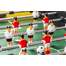 Masa Joc de Mini Fotbal Foosball din Lemn, 18 Fotbalisti, 8 Tije, Dimensiuni 120x60cm, Multicolor