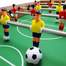 Masa Joc de Foosbal Mini Fotbal cu 18 Jucatori si 2 Mingi, Dimensiuni 69x37cm