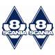 Set Stickere romb Scania V8 ManiaStiker