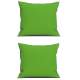 Set 2 perne decorative patrate, 40x40 cm, pentru canapele, pline cu Puf Mania Relax, culoare verde