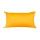 Perna decorativa dreptunghiulara, 50x30 cm, plina cu Puf Mania Relax, culoare galben