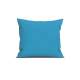 Perna decorativa patrata, 40x40 cm, pentru canapele, plina cu Puf Mania Relax, culoare albastru
