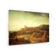 Tablou pe panza (canvas) - Harmensz van Rijn Rembrandt - River Landscape - Windmill AEU4-KM-CANVAS-234