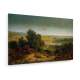 Tablou pe panza (canvas) - Spitzweg - River Landscape with Village - 1880 AEU4-KM-CANVAS-162