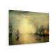Tablou pe panza (canvas) - William Turner - Keelmen Heaving in Coals by Moonlight AEU4-KM-CANVAS-496