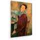 Tablou pe panza (canvas) - Amedeo Modigliani - Self-Portr. - c. 1910 AEU4-KM-CANVAS-995
