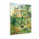 Tablou pe panza (canvas) - Edouard Manet - Garden of Bellevue - 1880 AEU4-KM-CANVAS-1250