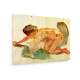 Tablou pe panza (canvas) - Edvard Munch - Kneeling Nude - Watercolour 1919 AEU4-KM-CANVAS-1519