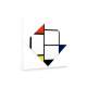 Tablou pe panza (canvas) - Piet Mondrian - Tableau No. IV - Rhombus shape AEU4-KM-CANVAS-901