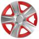 Capace roti auto Esprit SR 4buc - Argintiu/Rosu - 15'' ManiaMall Cars
