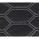 Material hexagon cu gaurele negru/cusatura gri COD: Y03NG MRA36-040621-59