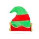 Căciulă de Elf - poliester - roșu / verde - 35 x 32 cm ManiaMall Cars