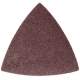 Abrazive/smirghel triunghiular cu scai, P120, set 5 buc, 90x90x90 mm, Dedra MART-DED705974