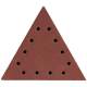 Abrazive/smirghel triunghiular cu scai, gauri, P60, set 5 buc, 285 mm, Dedra MART-DED7749T0