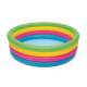 Piscina gonflabila pentru copii, rotunda, curcubeu, 157x46 cm, Bestway Rainbow MART-8050049