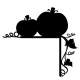 Decoratiune semn Halloween Pumpkin Krodesign KRO-1108, dimensiune 45x40cm, negru FMG-KRO-1108