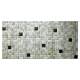 Panou decorativ, PVC, model mozaic, striat, nuante gri, 96x48.5 cm MART-PVC52993