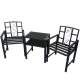 Set masuta si 2 scaune pentru gradina, metalice, 151x50x84 cm, maxim 140 kg, fara perne FMG-VO-1046