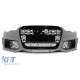 Bara Fata cu Grila Centrala Audi A6 4G (2011-2015) RS6 Design KTX2-FBAUA64GRSG
