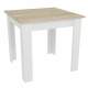 Masa pentru sufragerie/living, Artool, lemn, stejar sonoma si alb, 80x80x75 cm MART-15385_1
