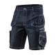 Pantaloni scurti de lucru tip blugi, model Denim, marimea XL/54, NEO MART-81-279-XL