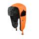Caciula iarna, de lucru, cu protectie pentru urechi, matlasata, portocaliu fluorescent, marimea 60 MART-380086