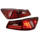 Stopuri LED compatibile cu Lexus IS XE20 (2006-2012) Light Bar Facelift New XE30 Design Rosu Clar KTX3-TLLXISXE20RC